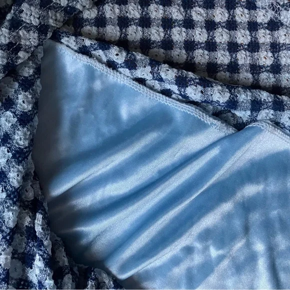 Blue Gingham Midi Dress - Picture 5 of 5